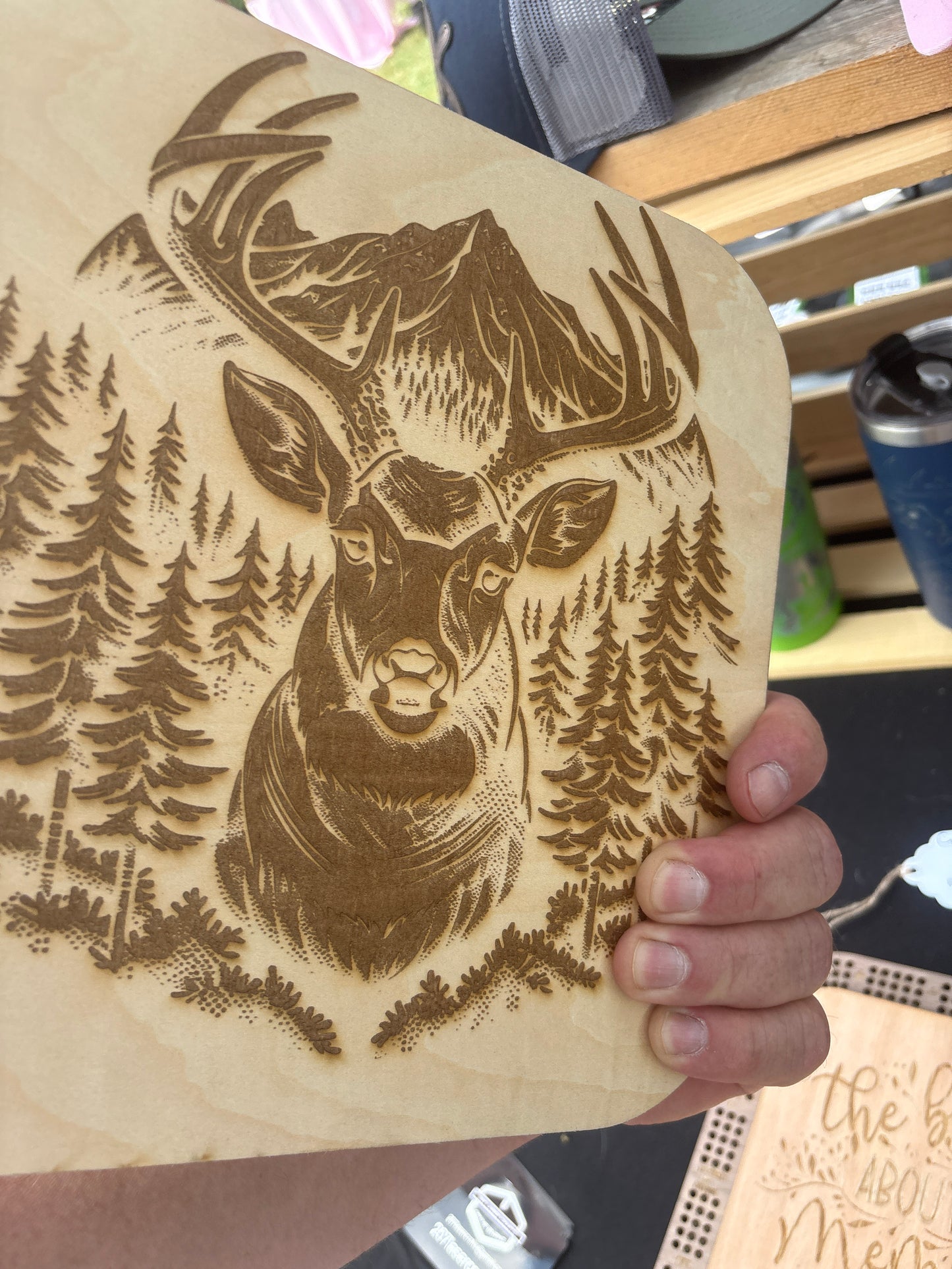 10”x10” Wood a Cribbage Board