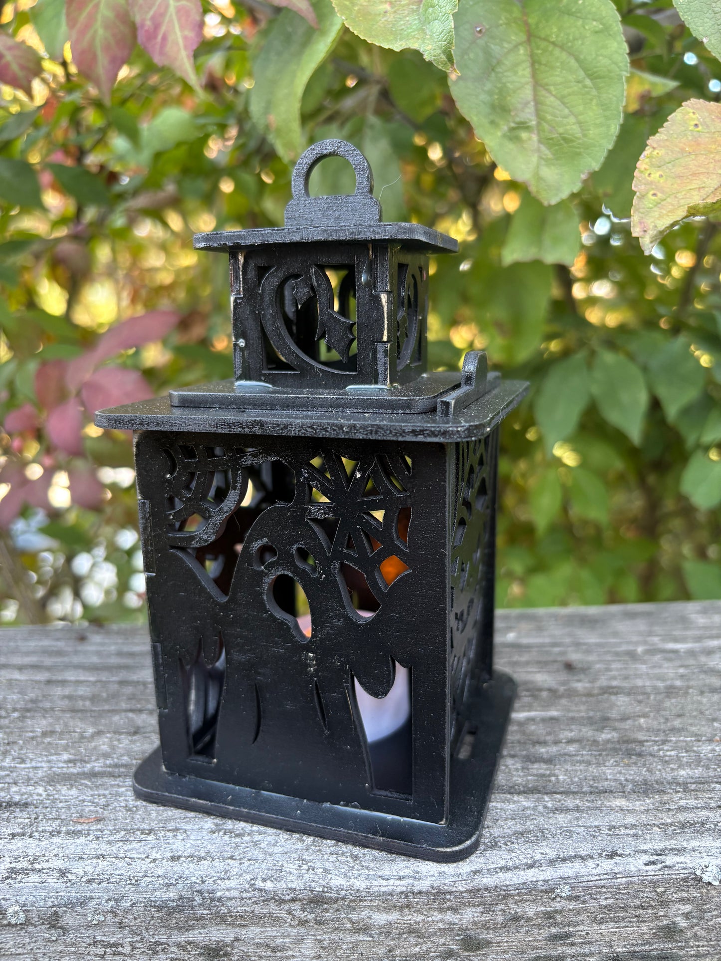 Laser cut Halloween Lantern