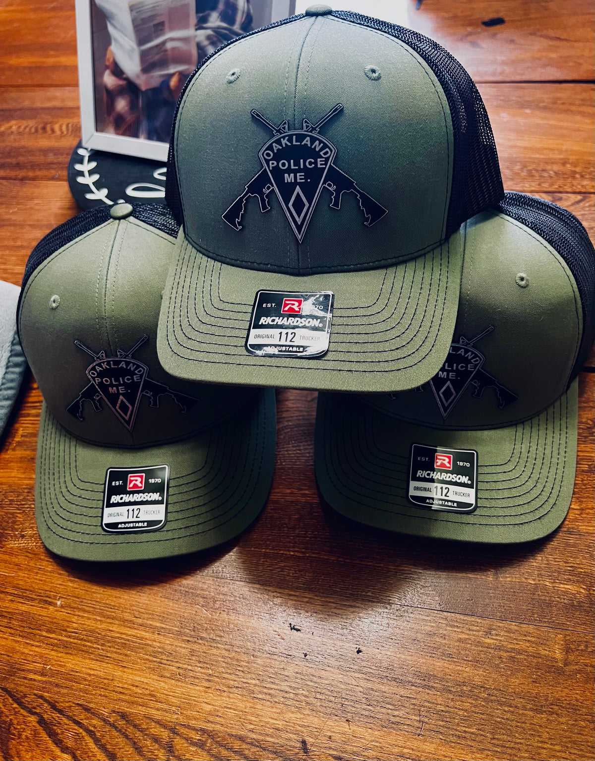 Oakland Police Richardson 112 Trucker Hat