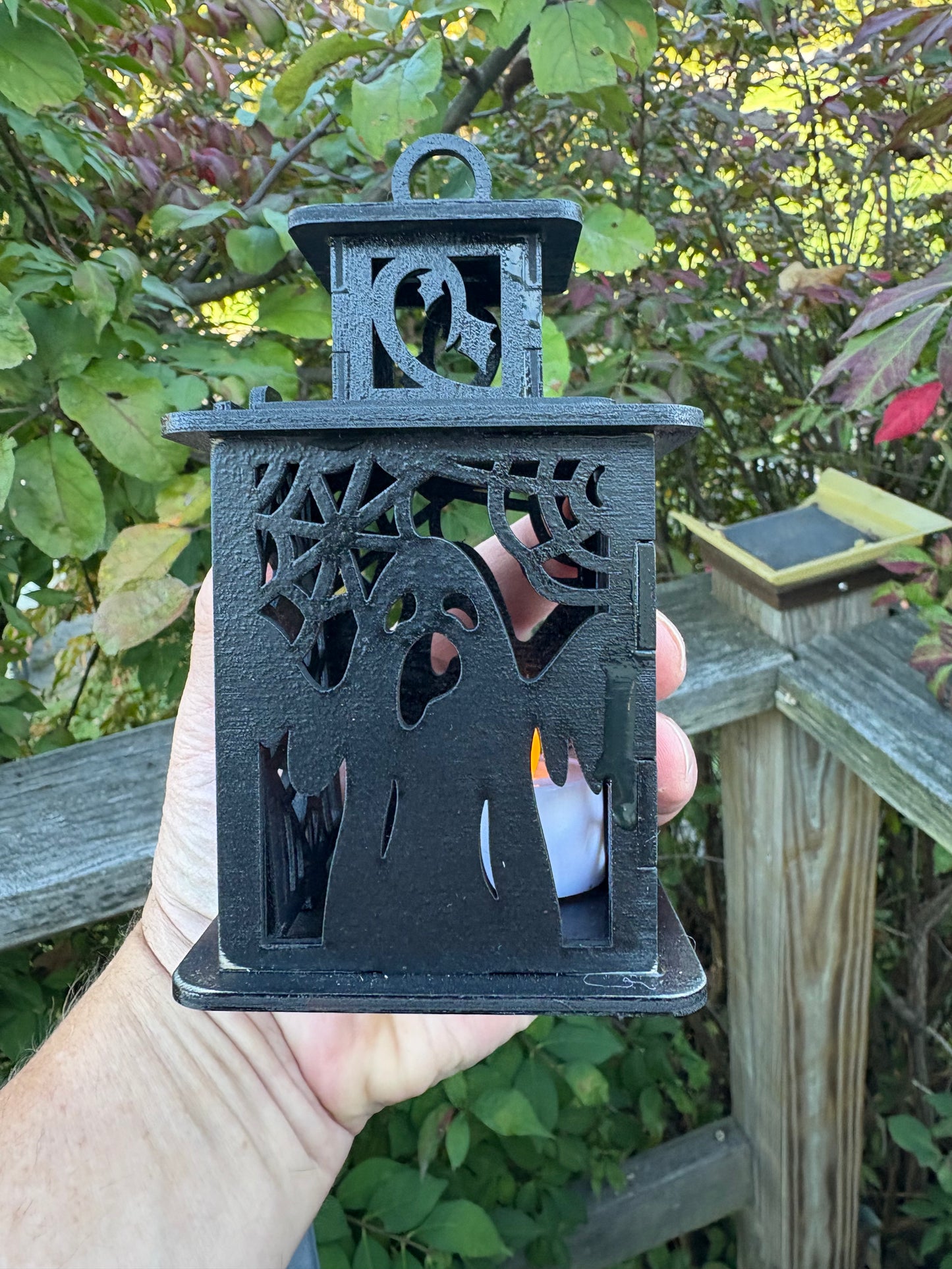 Laser cut Halloween Lantern